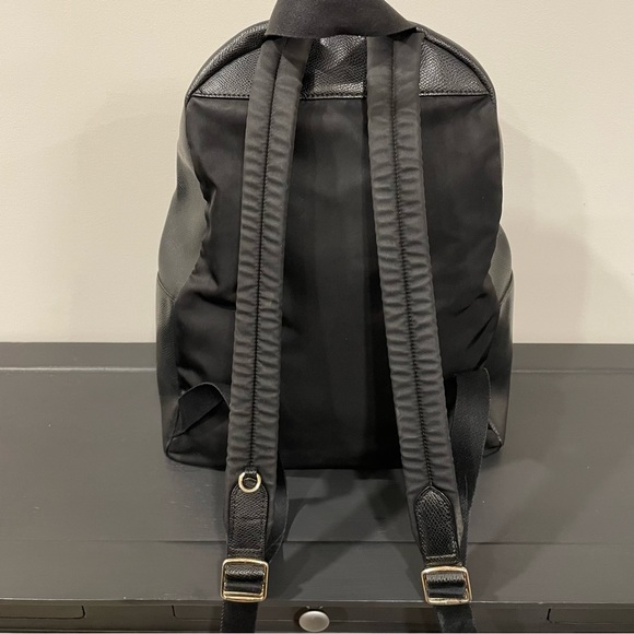 COACH Medium Charlie Backpack - Signature Black and Brown - Picture 11 of 14